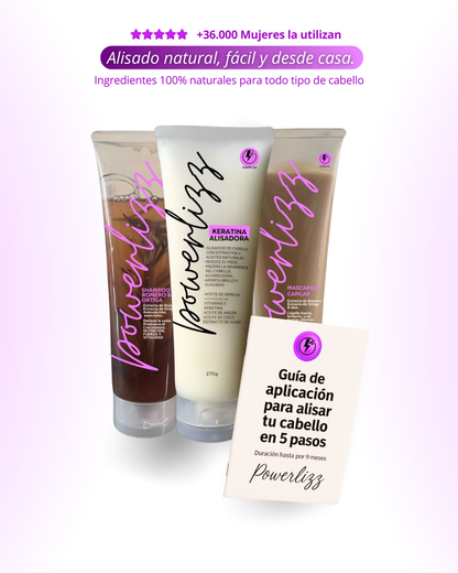 Combo crecimiento express: Keratina 270g + Shampoo + Mascarilla